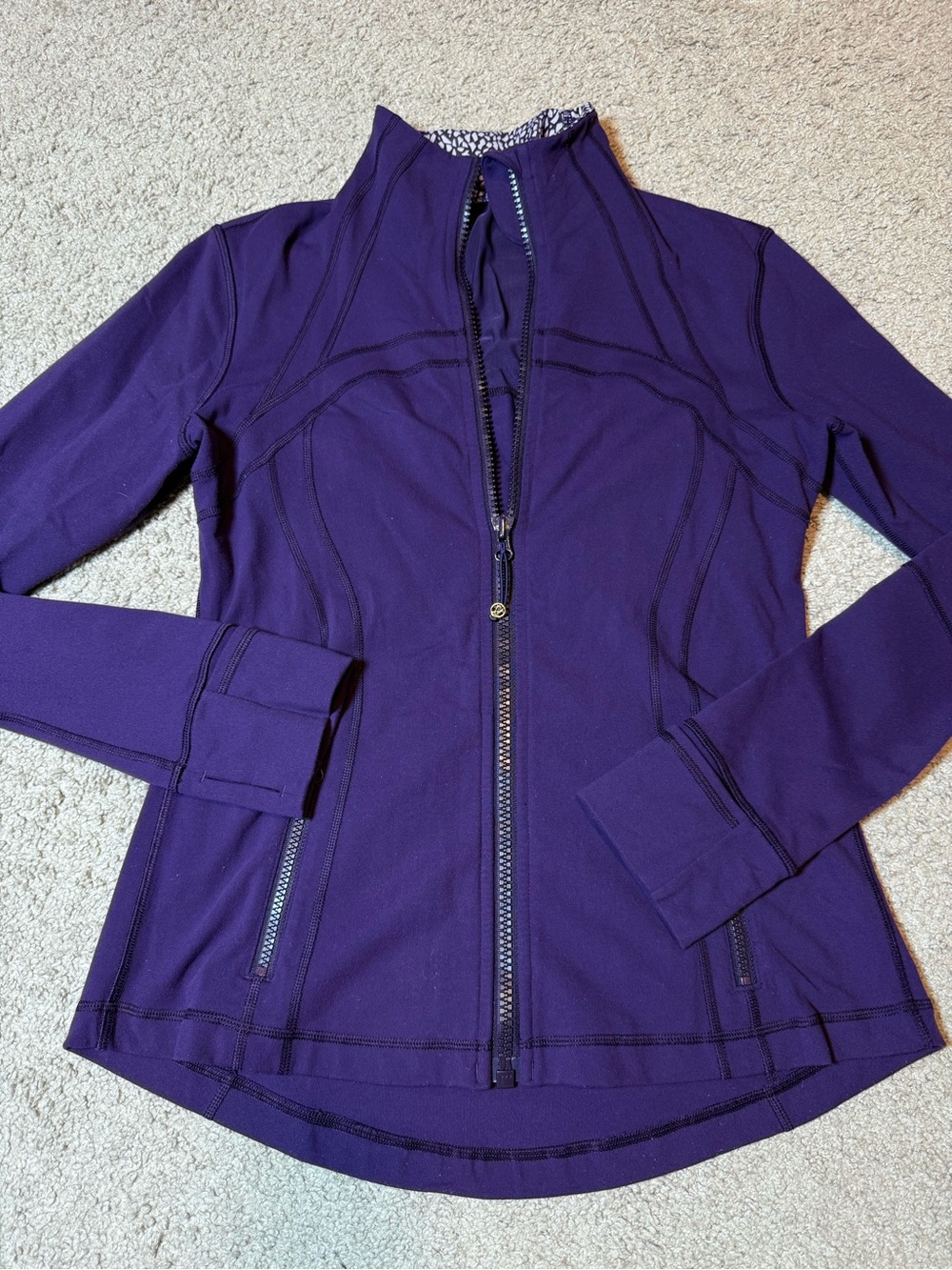 lululemon athletica Purple Full-Zip Sculpt Jacket